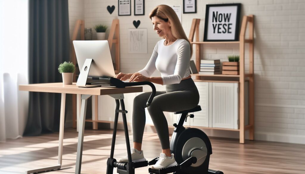 sitting exercise machine